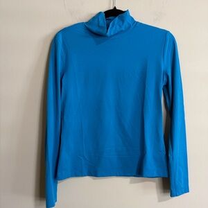 St. John Teal Long Sleeve Turtleneck